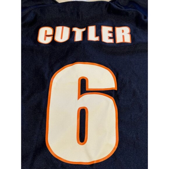 Chicago Bears Cutler 6 Women’s Large Jersey, NFL Team Apparel Blue Football - Picture 13 of 14